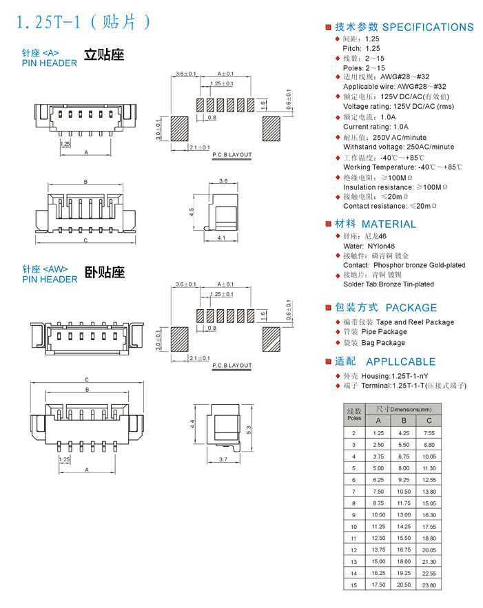 連接器結(jié)構(gòu)圖