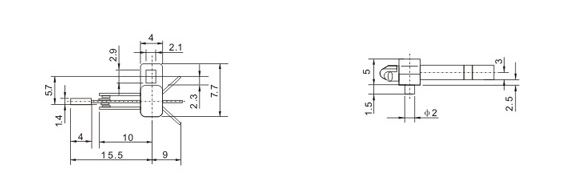 三腳葉片開關(guān)尺寸圖 三腳葉片開關(guān)尺寸圖
