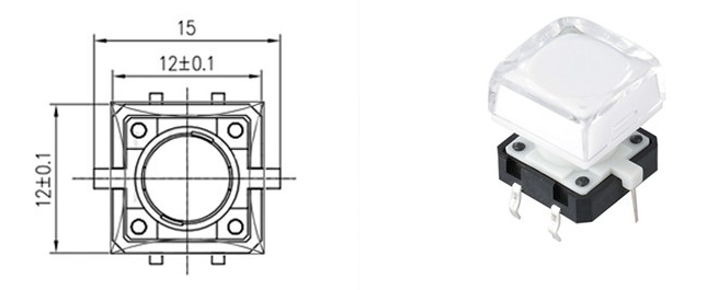 帶帽輕觸開關(guān)