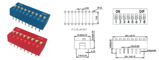 DIP撥動開關(guān)