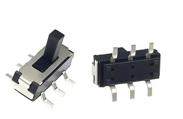 6腳2檔撥動開關(guān)